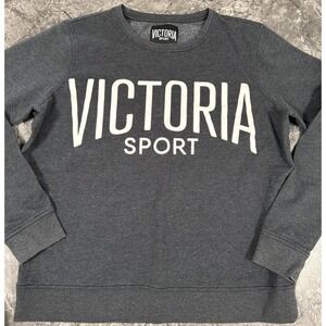 Victoria's Secret Victoria VS Sport Fleece Sweatshirt  Gray Sz L